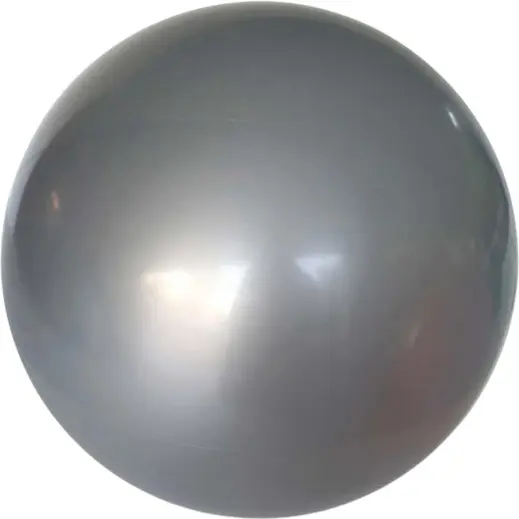 40cm Solid Colour Beach Ball Silver
